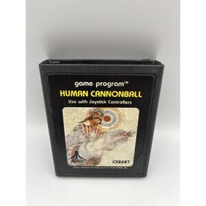 HUMAN CANNONBALL - Atari 2600 Cartridge TESTED & WORKING